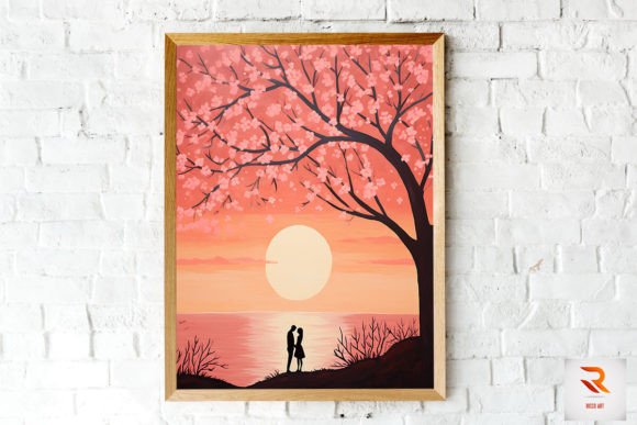 Download Nice Silhouette Couple Valentine Art - Premium Resources