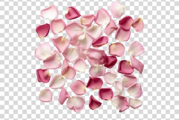 Download #115 Pink Rose Petals Isolated Element - Isolated element Collection