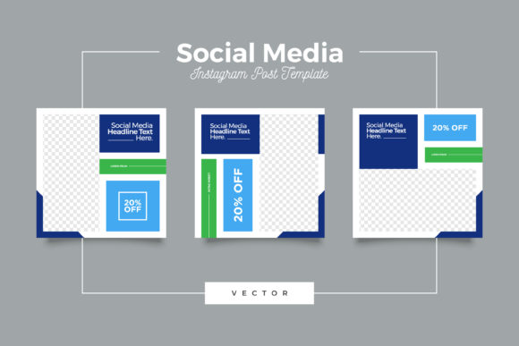 Download Social Media Instagram Kit-ePS Template - Premium Bundle
