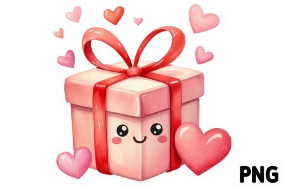 Download Kawaii Gift Box Valentine Clipart - Gift box valentine clipart Collection